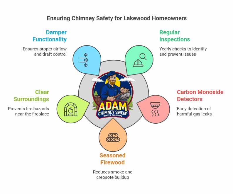 Safety Tips for Lakewood co chimneys