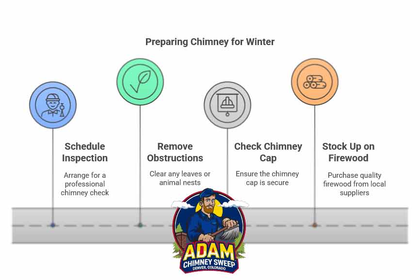 Preparing Chimney for Winter of Lakewood Colorado