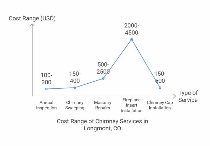 cost of chimney services in longmont colorado