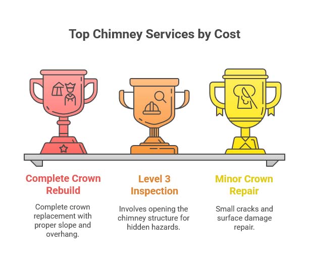 Top Chimney Services by Cost