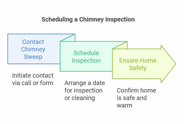 Scheduling a Chimney Inspection in garden city