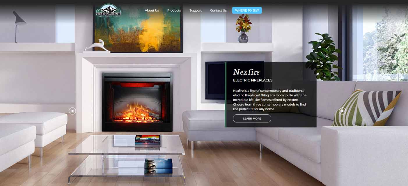 Empire White Mountain Hearth