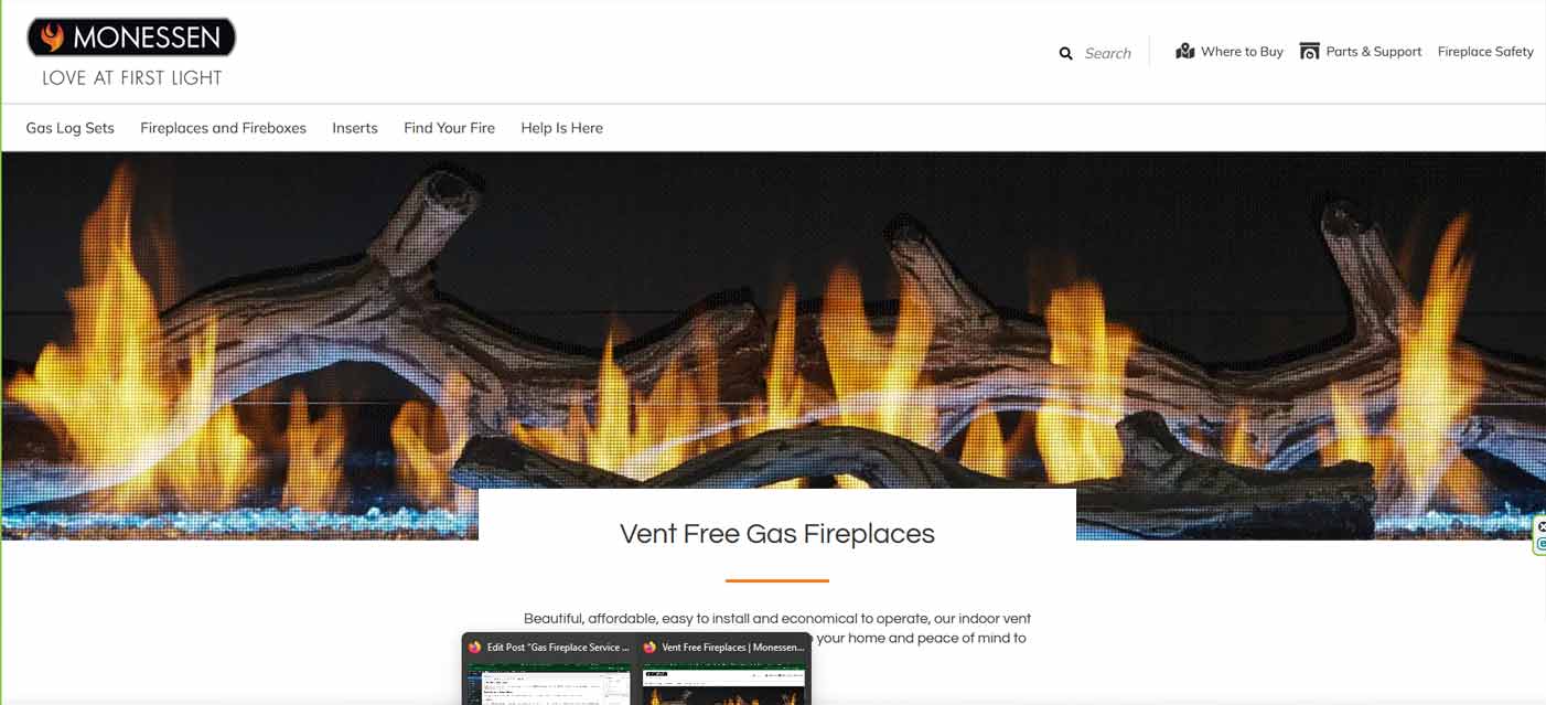 gas fireplaces monessen colorado