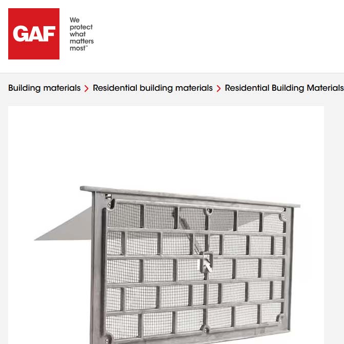 Master Flow® Grill Style Foundation Vents