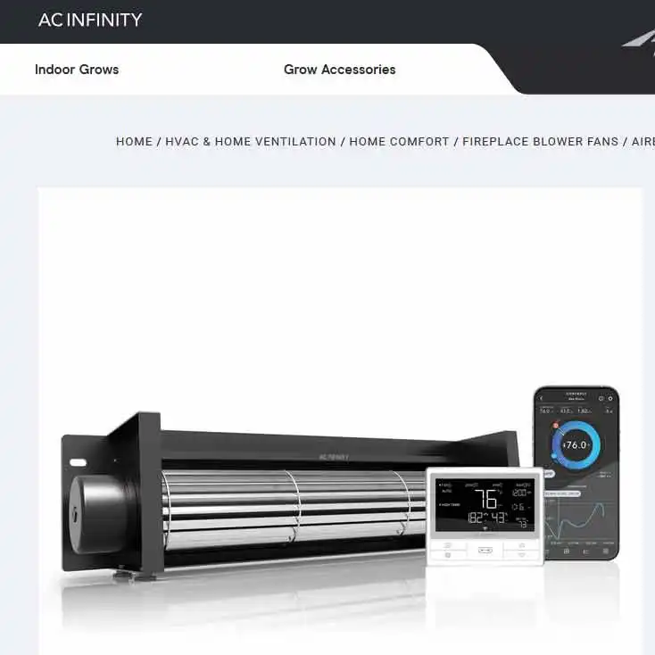 AIRBLAZE T14 Fireplace Blower Fan