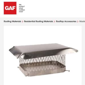 Master Flow® Stainless Steel Chimney Safety Caps colorado