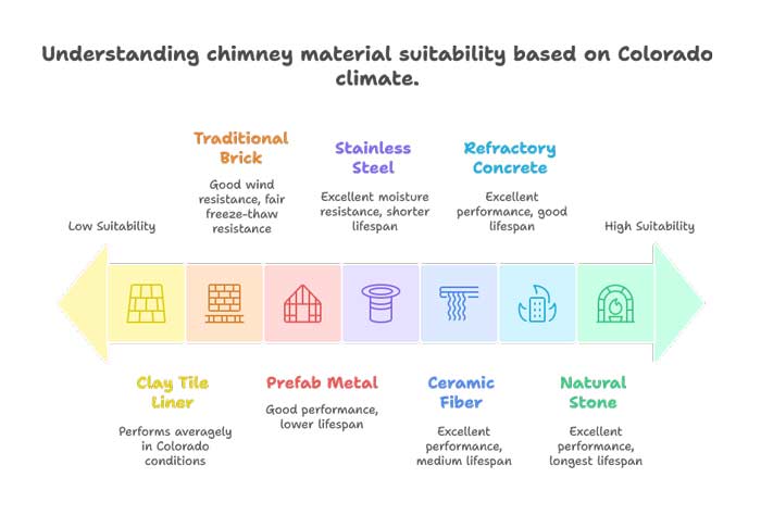 Guide to Modern Chimney Remodeling Trends That Are Revolutionizing Denver Living 1 chimney material based on colorado climate.
