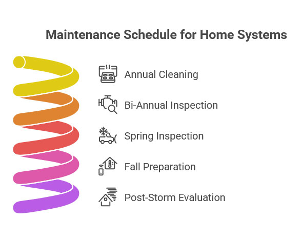 maintenance schedule for home systems