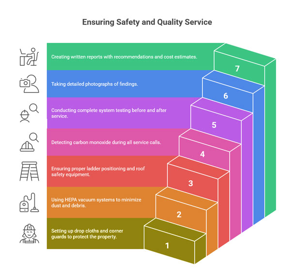 ensuring safety and quality service