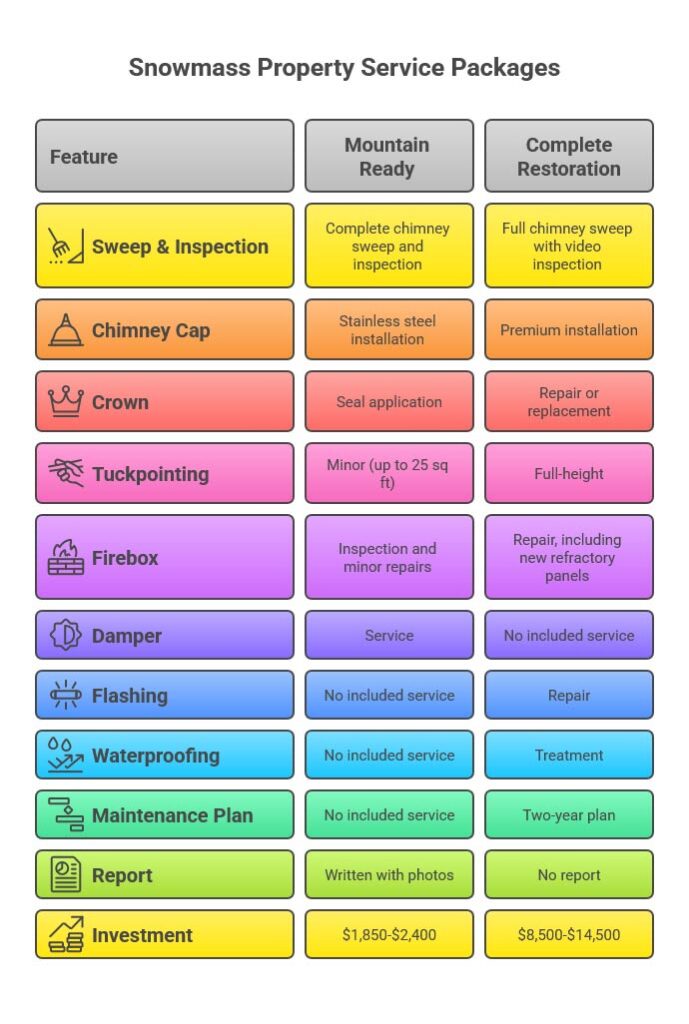 Top Snowmass Village Chimney and Fireplace Services by Adam 4 snowmass property service packages