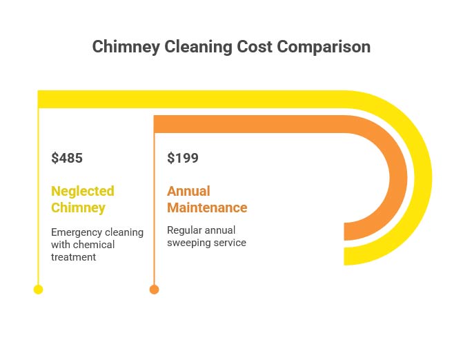chimney cleaning cost comparison