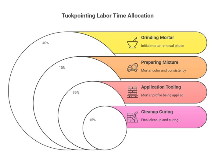 tuckpointing labor time allocation